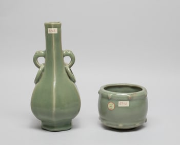Two Chinese Shipwreck Longquan Porcelain