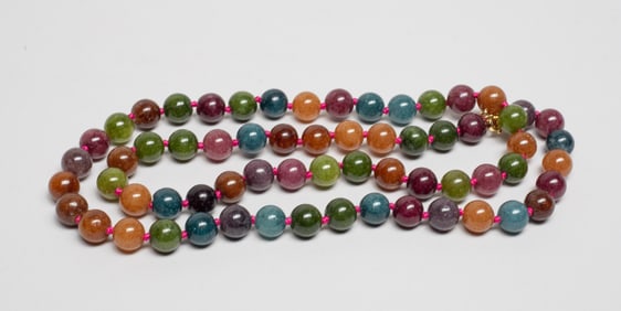 Vintage Tourmaline/ Gemstone Necklace