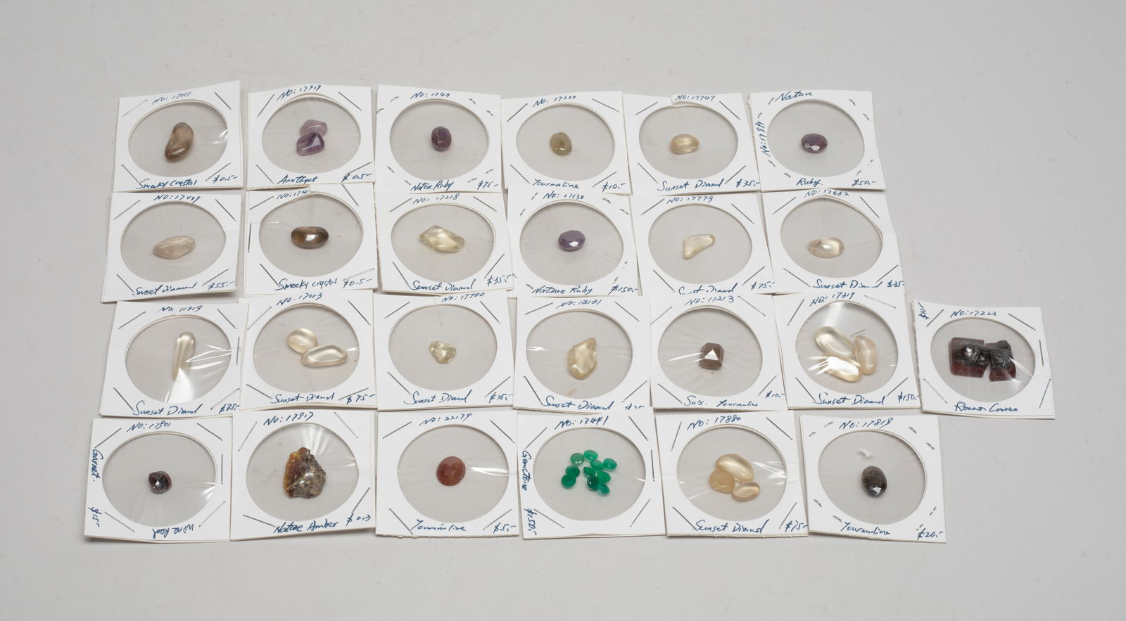 Estate Ruby, Sunset Diamond, Gemstones (1 of 14)