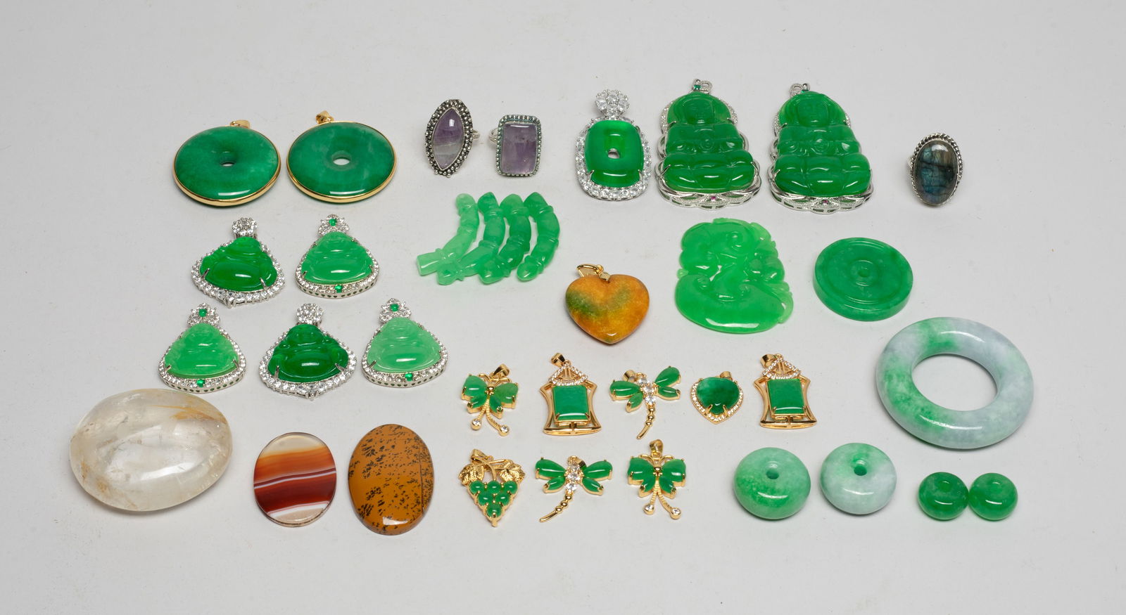 Estate Large Set Chinese Export Jewelry (1 of 10)
