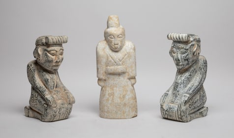 Heavy Chinese Jade/ Stone Sculptures