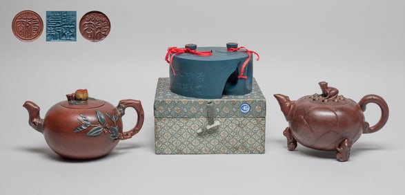 Estate Chinese Yixing Zisha Tea Pots