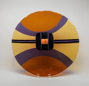 Mid-century Art Glass Charger