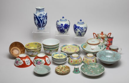 Large Set Chinese/ Asian Vintage Porcelains