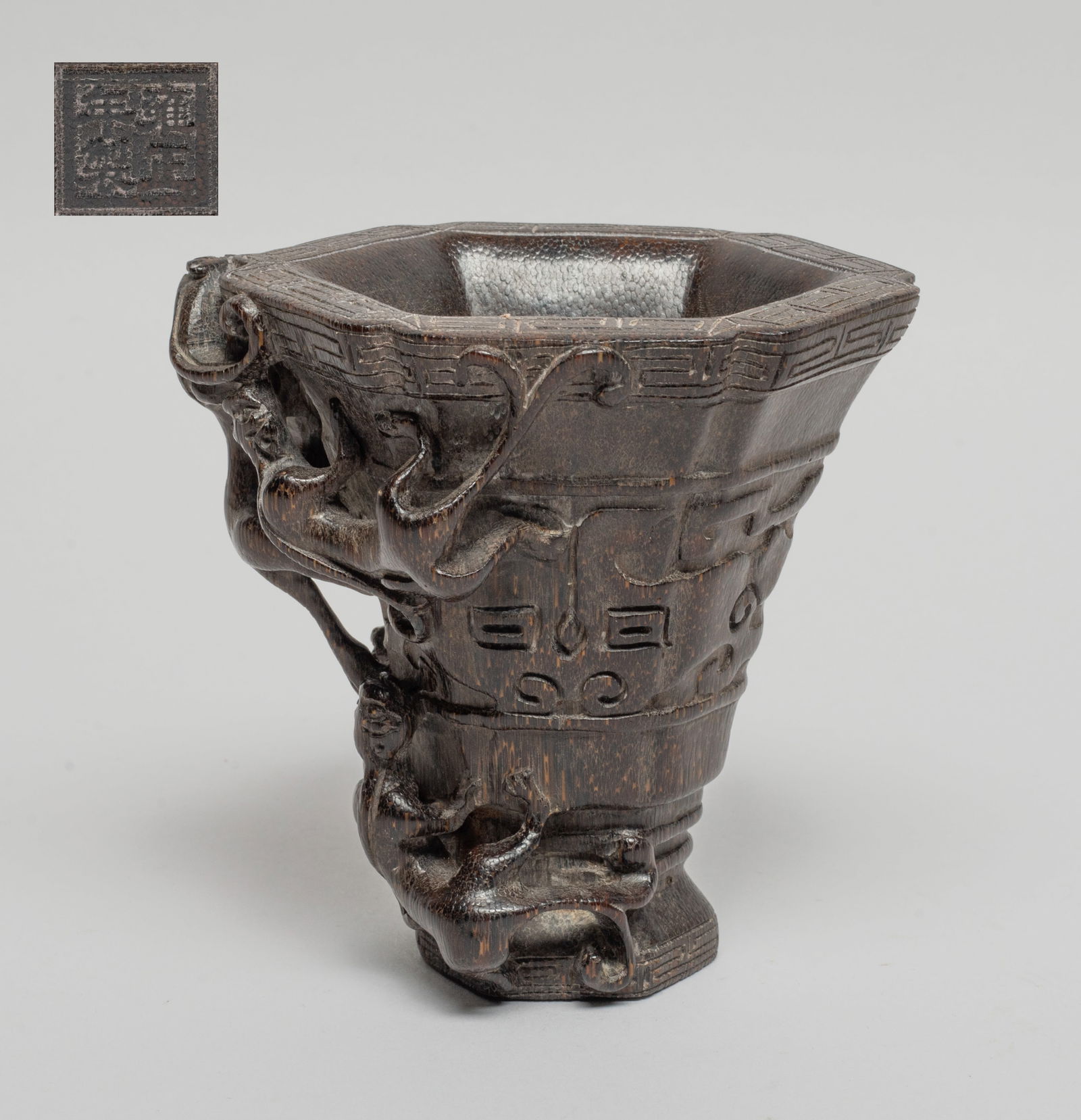 Collectible Chinese Carved Table Sculpture (1 of 10)