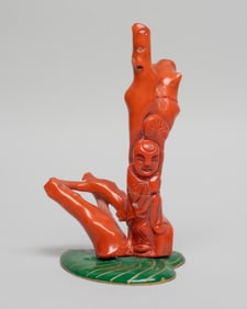 Chinese Repaired Gemstone Table Sculpture