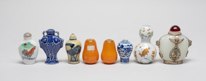Estate Large Set Chinese Snuff Bottles