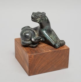Estate Chinese Sculpture of Beast