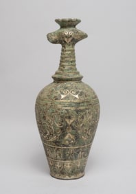 Tall Chinese Bronze Vase