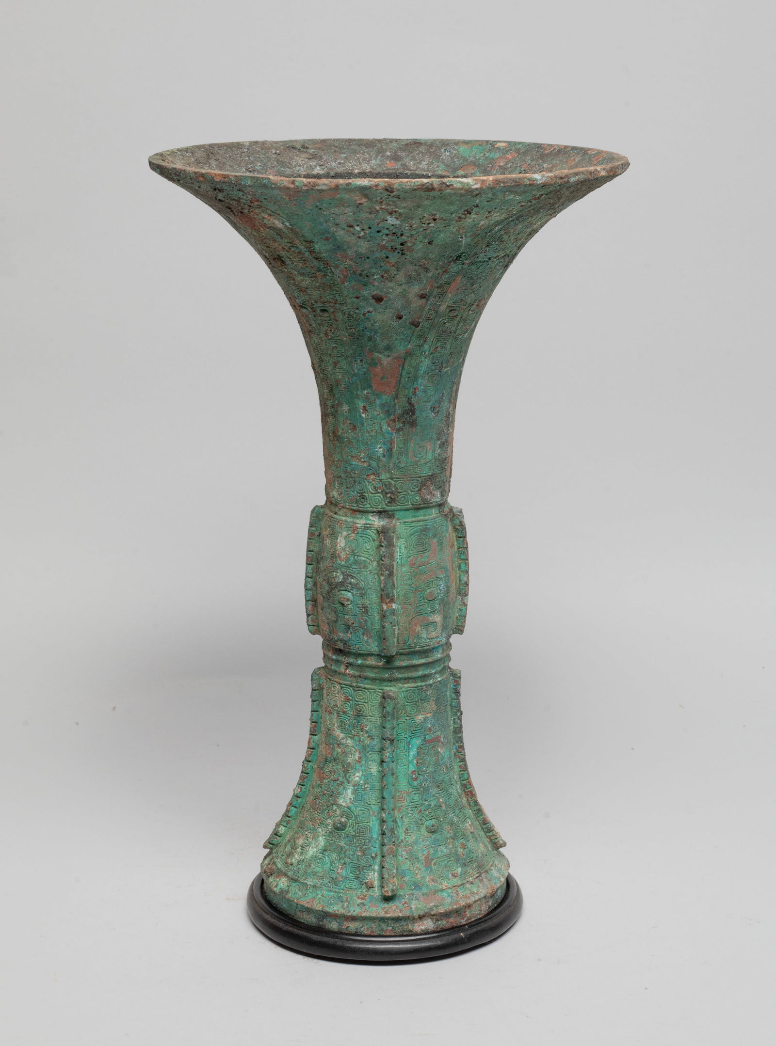 Estate Tall Chinese Bronze Vase (1 of 12)