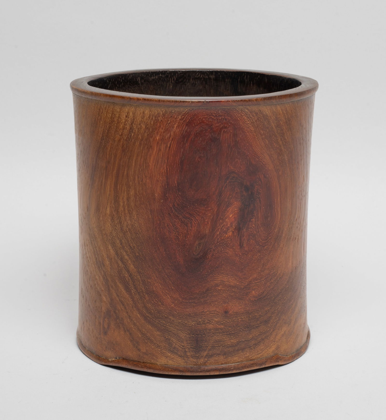 Chinese Export Wood Brush Pot (1 of 13)