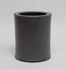 Chinese Wood Brush Pot