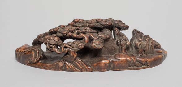 Chinese Export Wood Table Sculpture
