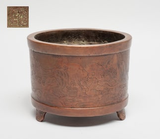 Special Chinese Export Bronze Censer