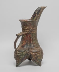 Estate Chinese Bronze Water Pot