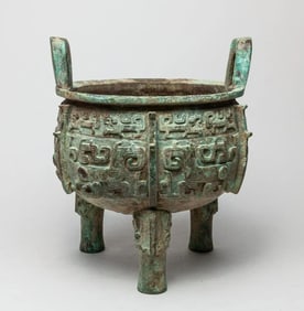 Massive Chinese Bronze Ding