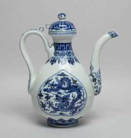 Chinese Blue & White Porcelain Pot