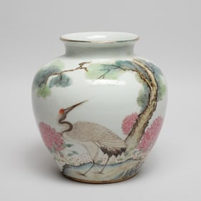 Chinese Famille Rose Porcelain Jar