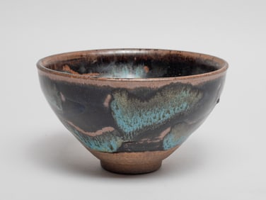 Chinese Flambe Glazed Porcelain Bowl