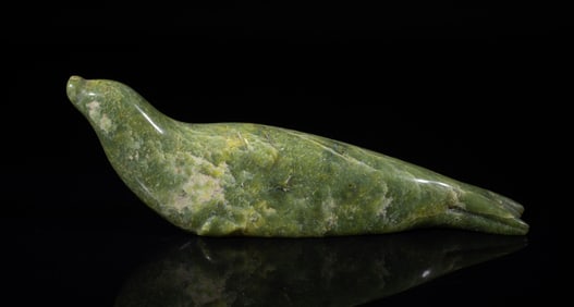 Vintage Large Stone Sculpture of Seal