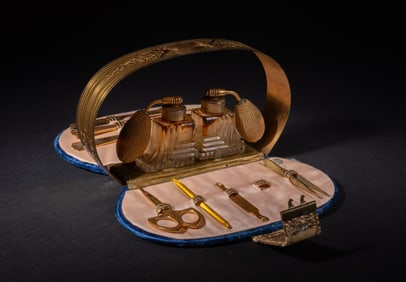 Victorian Type Perfume Bottle Making Up Sets