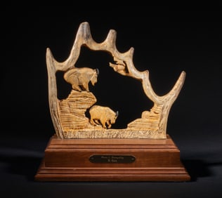 Mid-century Large Table Sculpture
