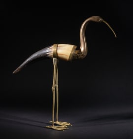 Early 20th Designed Brass Sculpture