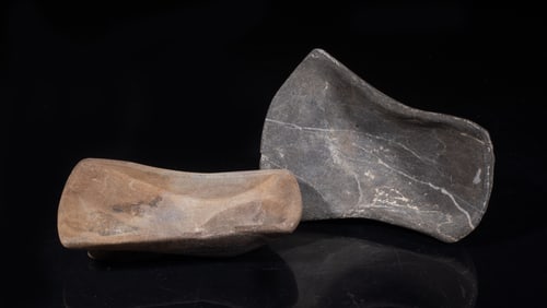 Two Chinese Han-Tang Ink Stones