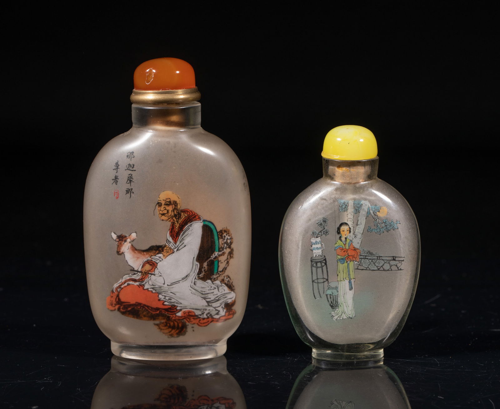 Two Chinese Inside Painted Snuff Bottles (1 of 17)