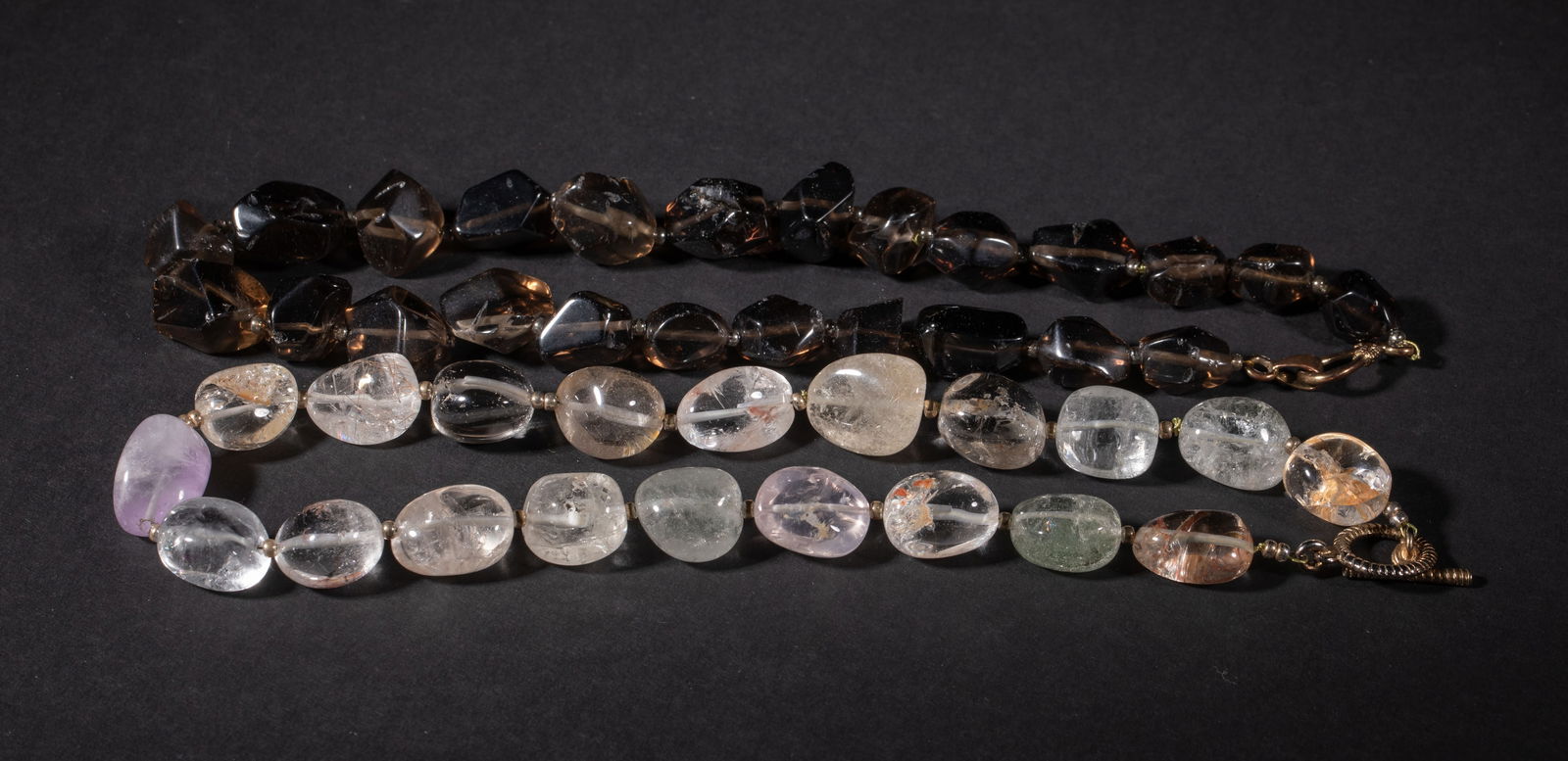 Two Continental Rock Crystal Necklaces (1 of 14)