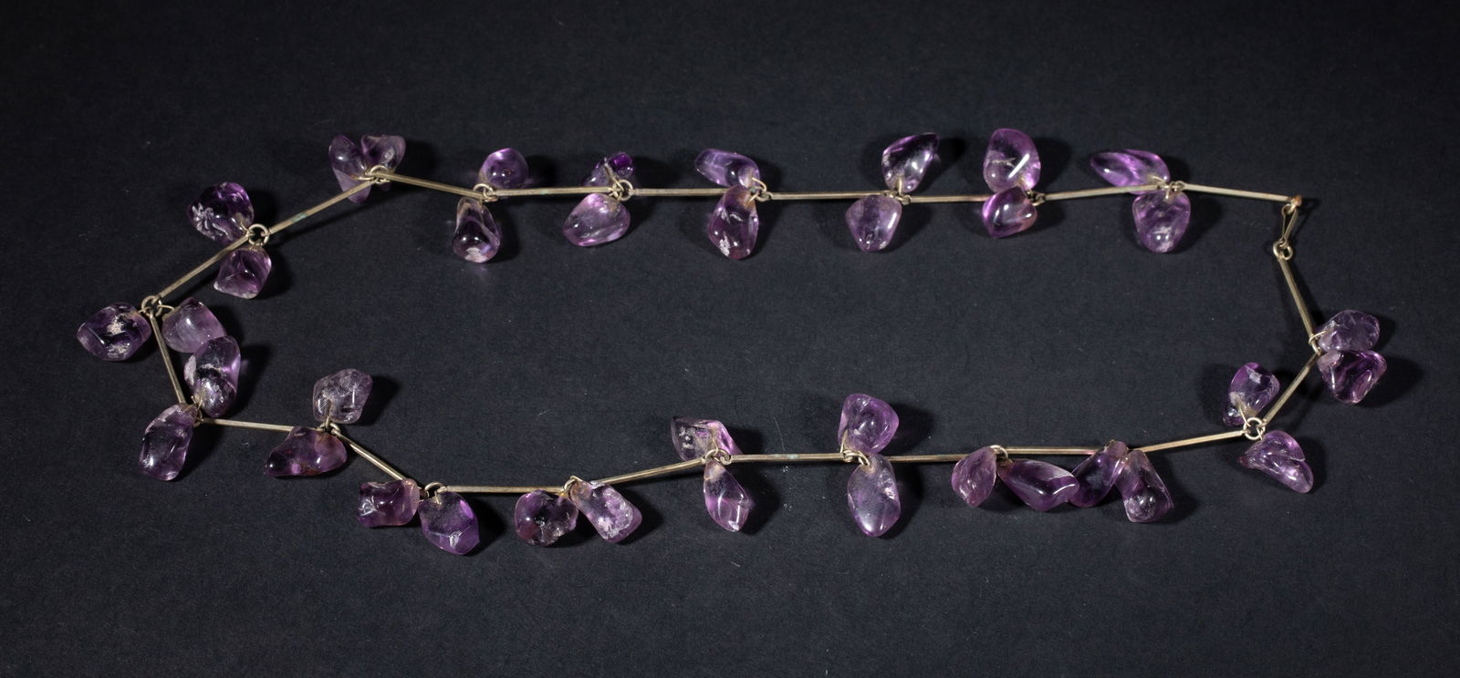 Victorian Form High Quality Amethyst Necklace (1 of 10)