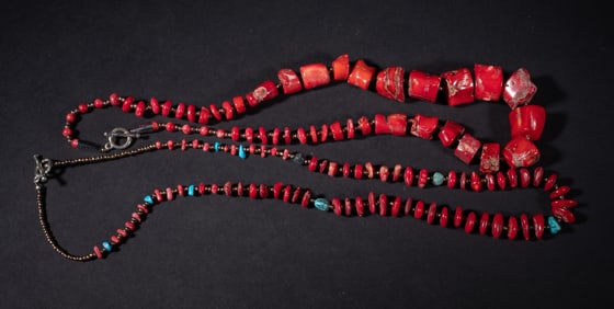 Set Collectible Zuni Fetish Necklaces
