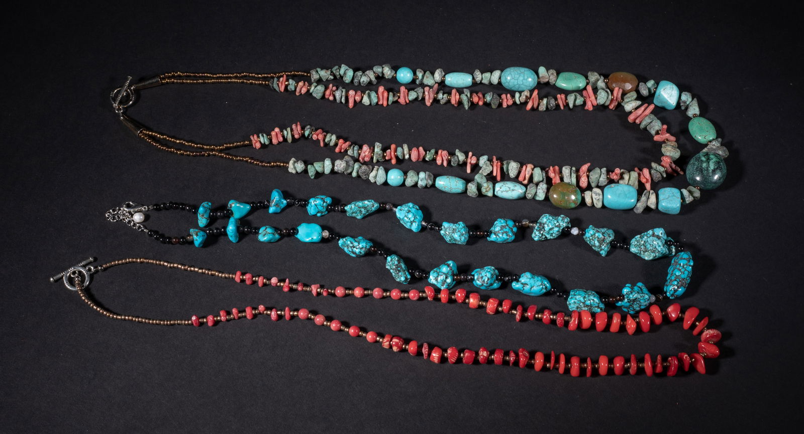 Set Collectible Zuni Fetish Necklaces (1 of 11)