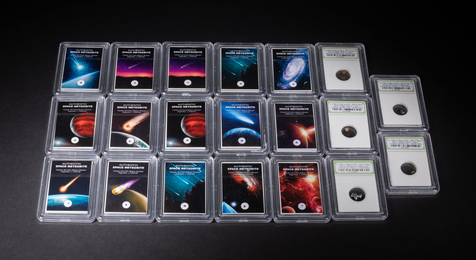 Estate Large Set Meteorite Stones (1 of 12)