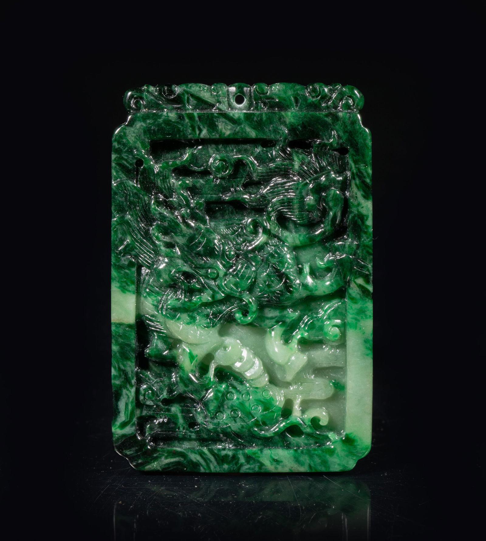 Estate Chinese Jade Jadeite Pendant (1 of 10)