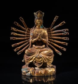 Rare Korean Gilt Bronze Buddha