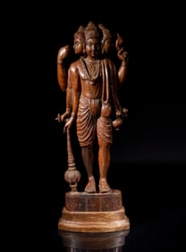 Special Indian Wood Carved Buddha