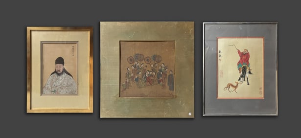 Estate Chinese Water Color Paintings
