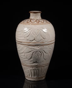 Estate Chinese Cizhou Porcelain Vase