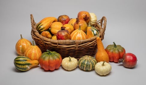 Estate Vintage Sculpture of Fruits