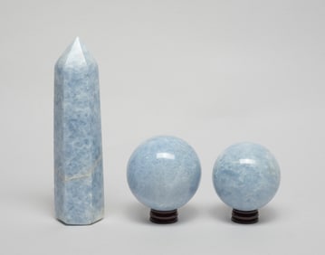 Estate Vintage Aquamarine Balls & Point