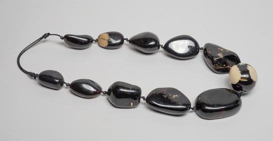 Collectible Chunk Bead Root Amber Necklace