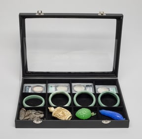 Estate Chinese Fengshui Coins, Bottles, Decors