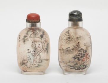Two Chinese Inside Painted Snuff Bottles