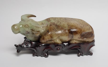 Chinese Large Translucent Jade Sculpture