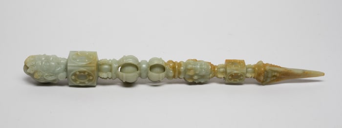 Chinese/ Tibetan Jade Carved Vajra