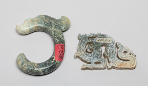Two Chinese Jade Pendants
