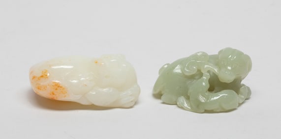 Two Chinese Jade Toggles