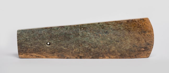 Large Chinese Burnt Jade Axe