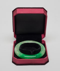 Chinese Colored Stone Strong Bangle